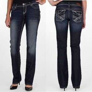 BKE Denim Payton Bootcut Jeans Women’s 29R Dark Wash Low Rise